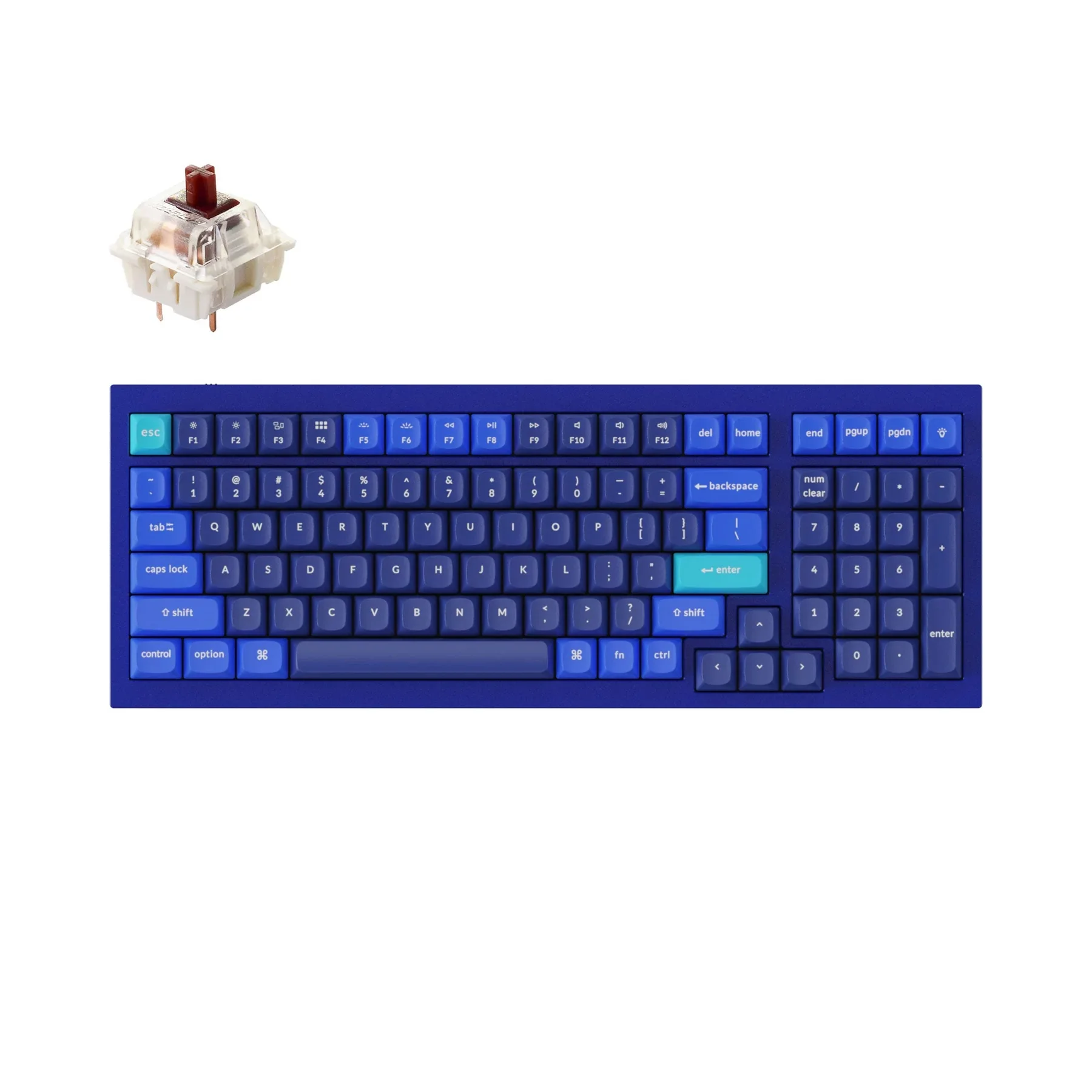 Keychron Q5 QMK Fully Assembled Custom Mechanical 1800 Compact Layout Keyboard W/ Gateron G Pro Switch