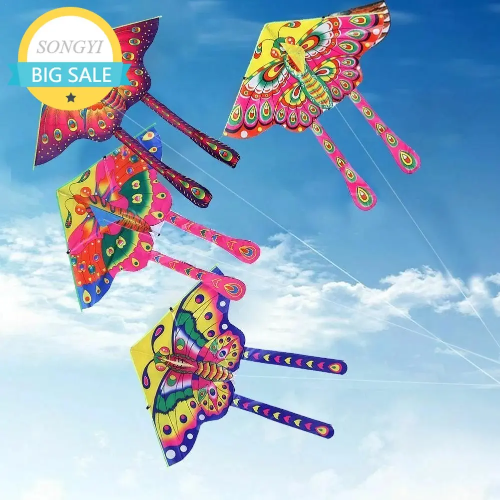 

Butterfly Kite with Handle Line Children Kite Flying Toy Easy Control Ripstop Nylon Birds Eagle Kite Outdoor Toys Kites Toys