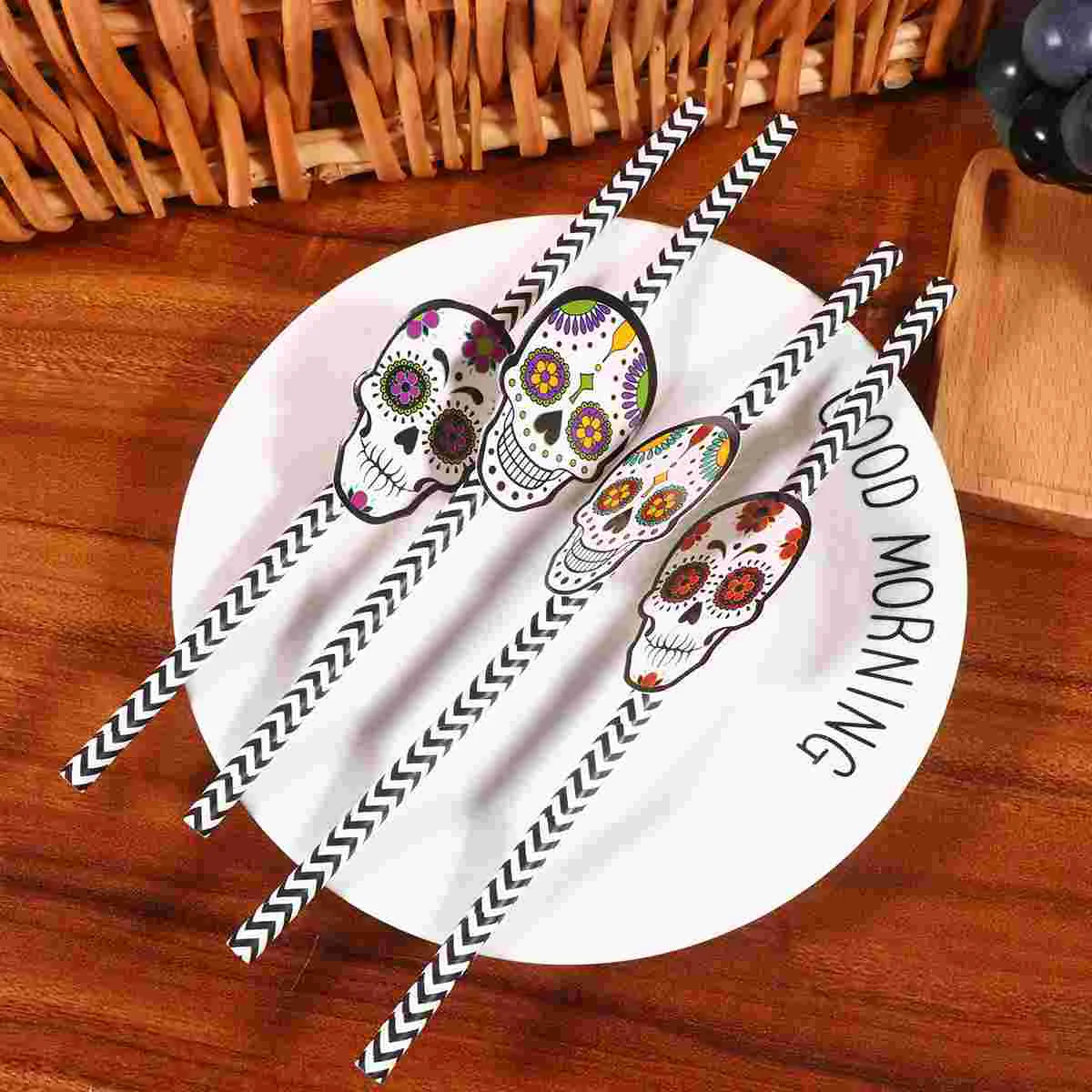 

25pcs Paper Pattern Drinking Decoration Party Supplies for Home KTV