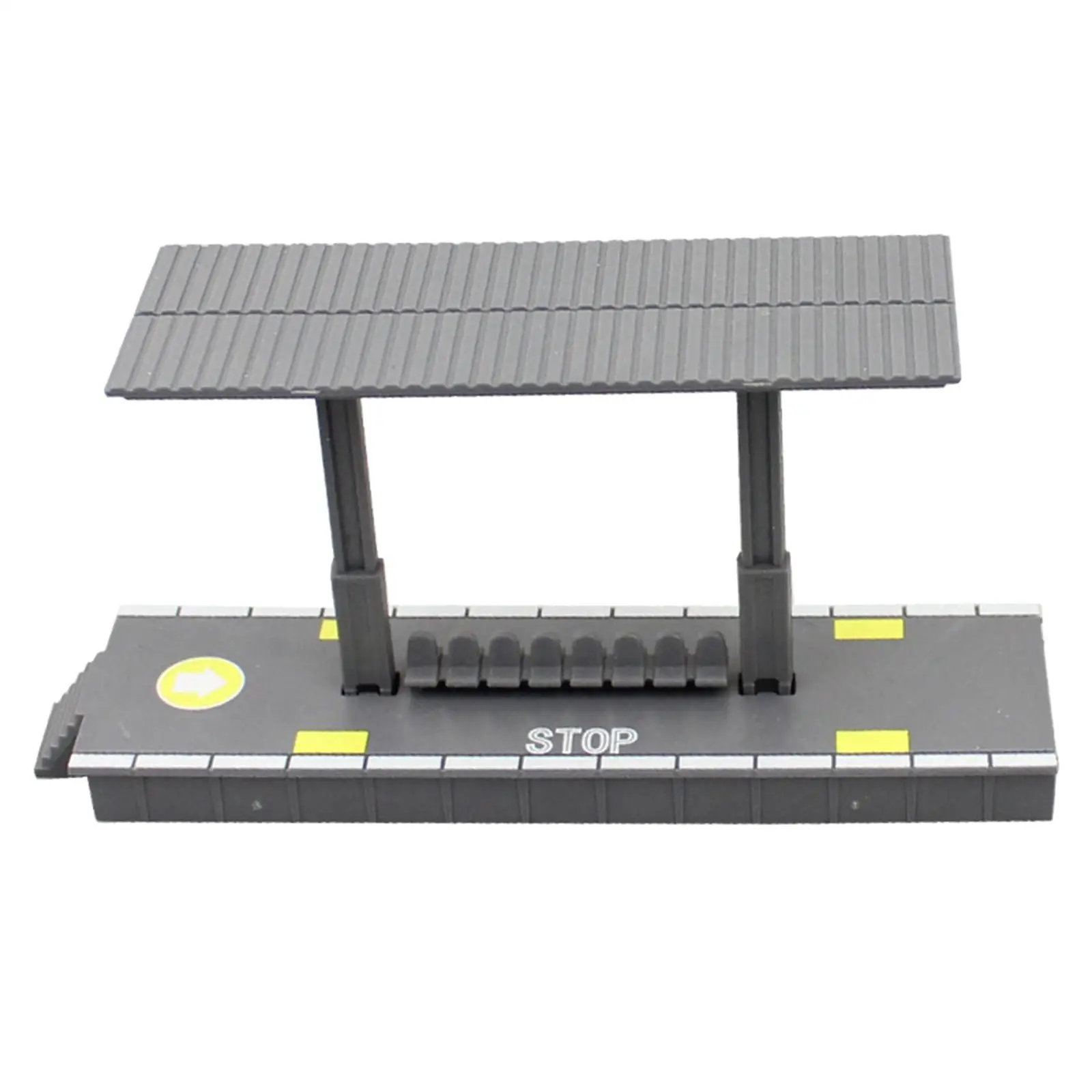 

Mini Bus Station Play House Props Simulation Scene for Oranments Bus Set Accessories