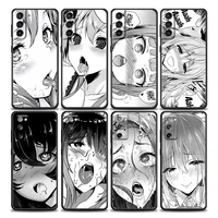 japan anime girl cartoon cute faces case cover for samsung galaxy s21 s22 s20 s 21 ultra fe plus s7 s8 s9 s10 plus lite tpu case