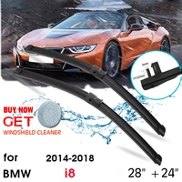 car wiper blade front window windshield rubber silicon refill wiper for bmw i8 2014 2018 lhd rhd 2824 car accessories