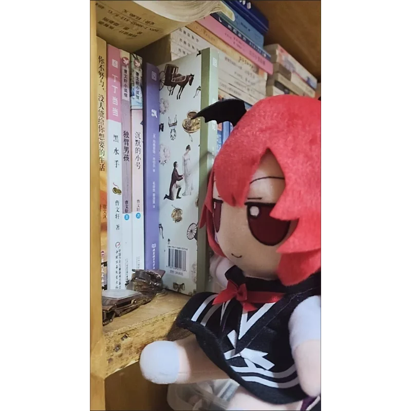 Фото Мягкая плюшевая игрушка Коакума (20 см) из Touhou Project, красная, милая, для детей и фанатов, подарок на день рождения, праздники, Рождество, для декора комнаты №4