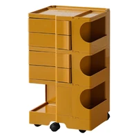 rotating storage cabinet studio multi layer storage cabinet creative cart multi function bedside table mobile