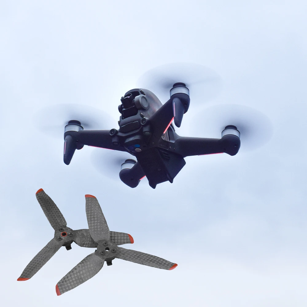 

Carbon Fiber Propeller Blades Suitable for DJI FPV Combo Ride Through Aircraft Drone Accessories