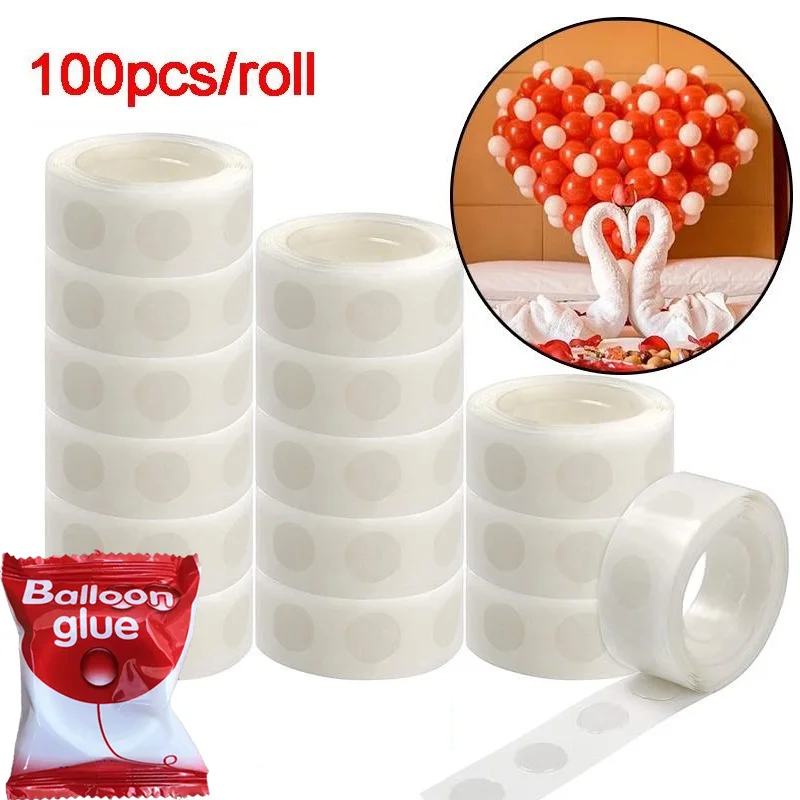 

Двусторонняя прозрачная липкая лента для воздушных шаров, клей в горошек, клей для дня рождения, свадьбы, вечеринки, воздушные шары, клейкая наклейка, подставка для фотографий, арка