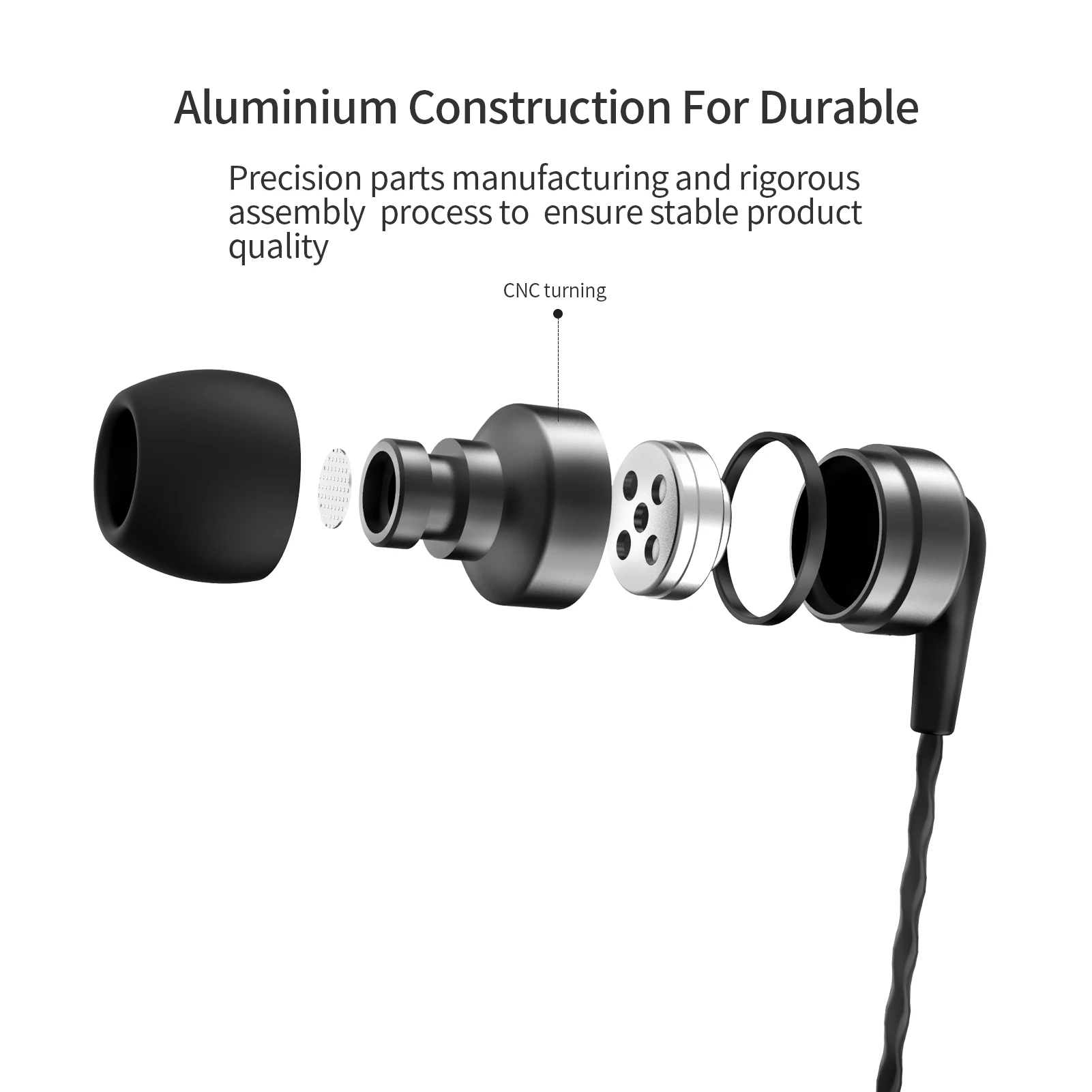 SoundMAGIC E80C Wired Earbuds with Microphone HiFi Stereo Earphones Noise Isolating in Ear Headphones Super Bass for Audiophile enlarge