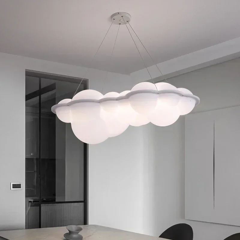 Современная Подвесная лампа-облако дизайнерский светильник для гостиной