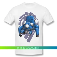 fashion tachicoma clothes design ghost in the shell cyborg technology ai anime cotton camiseta men t shirt