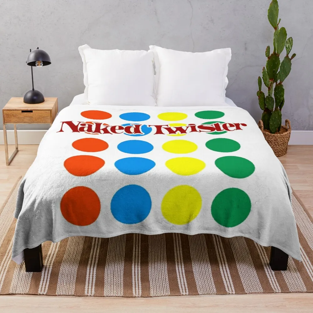 

Naked Twister Throw Blanket summer bedding blankets fluffy blanket flannel blanket hairy blanket