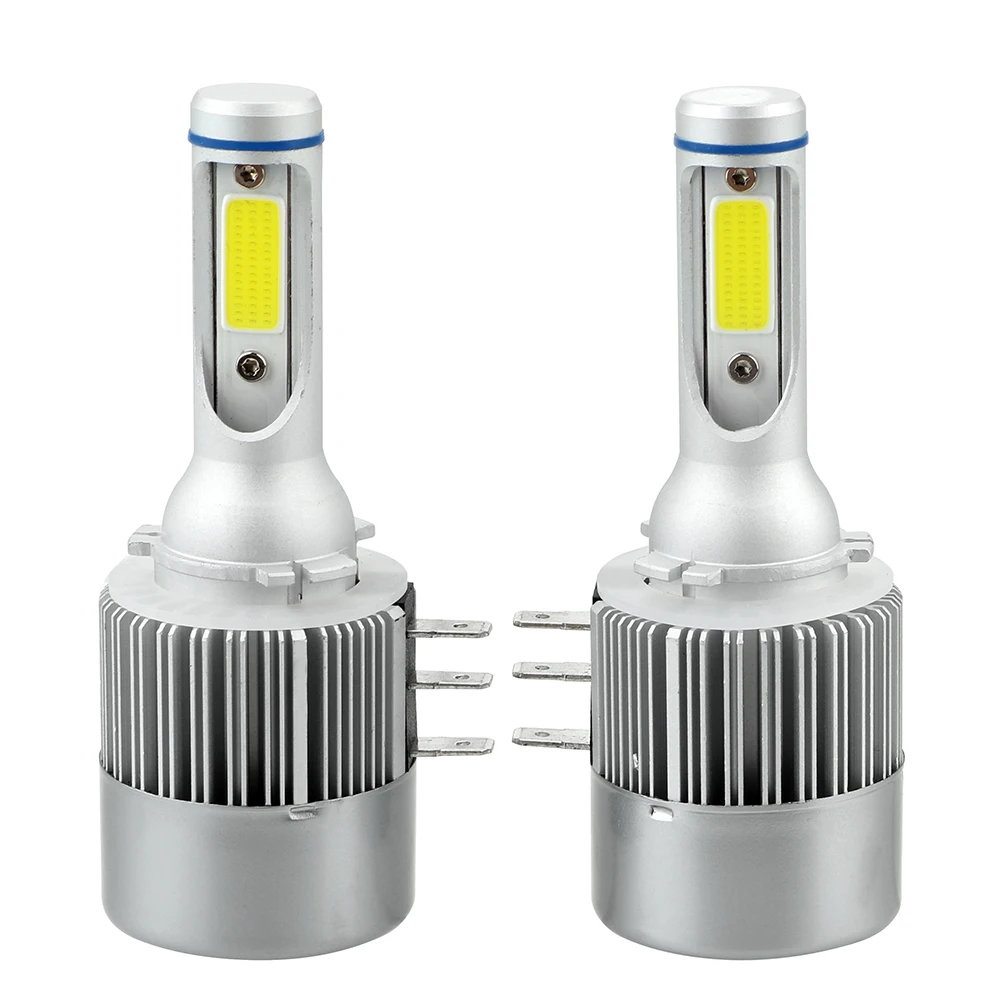 

Car Headlight COB Auto Bulbs Car Headlight Lamp 18W 2000LM Auto Car Led for BENZ Audi BMW VW H15 LED Bulb 1 Pair