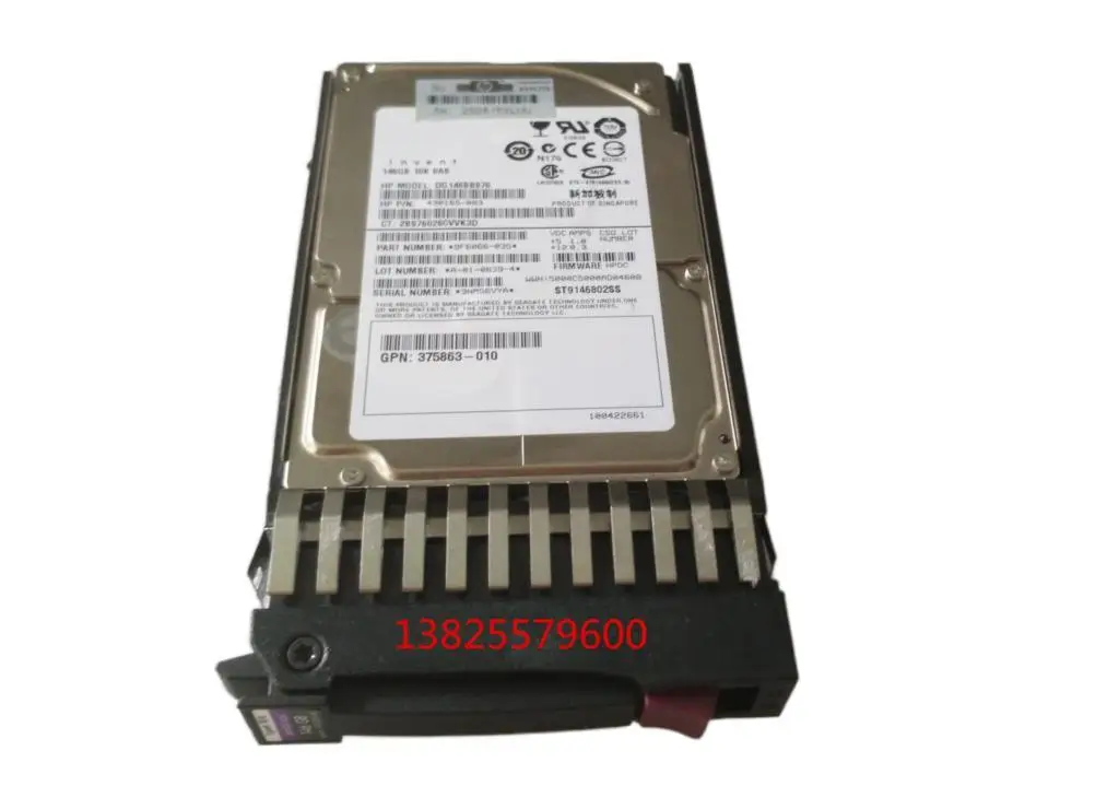 Оригинальный 100% Аутентичный 432320-001 MK1401GRRB 146G 2,5 15K SAS 6GB SAS
