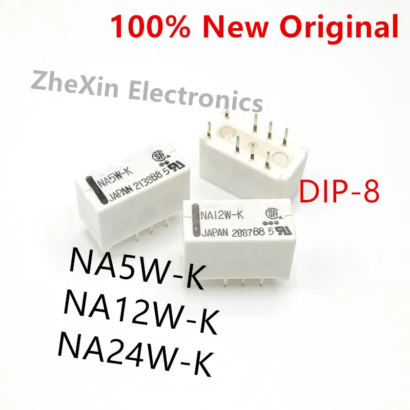 5-10 шт./партия Φ, NA24W-K DIP-8, новое оригинальное реле сигнала 2A DPDT NA12W-K, NA5W-K