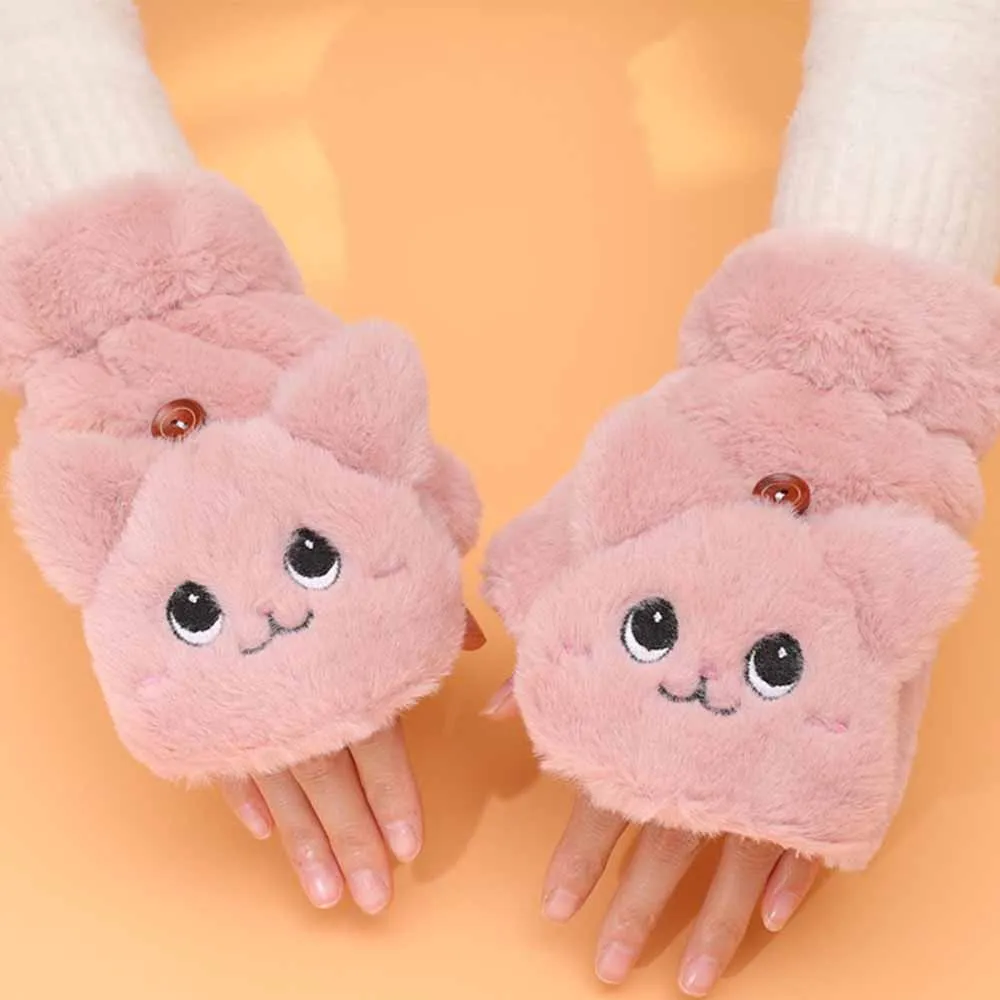 плюшевые варежки