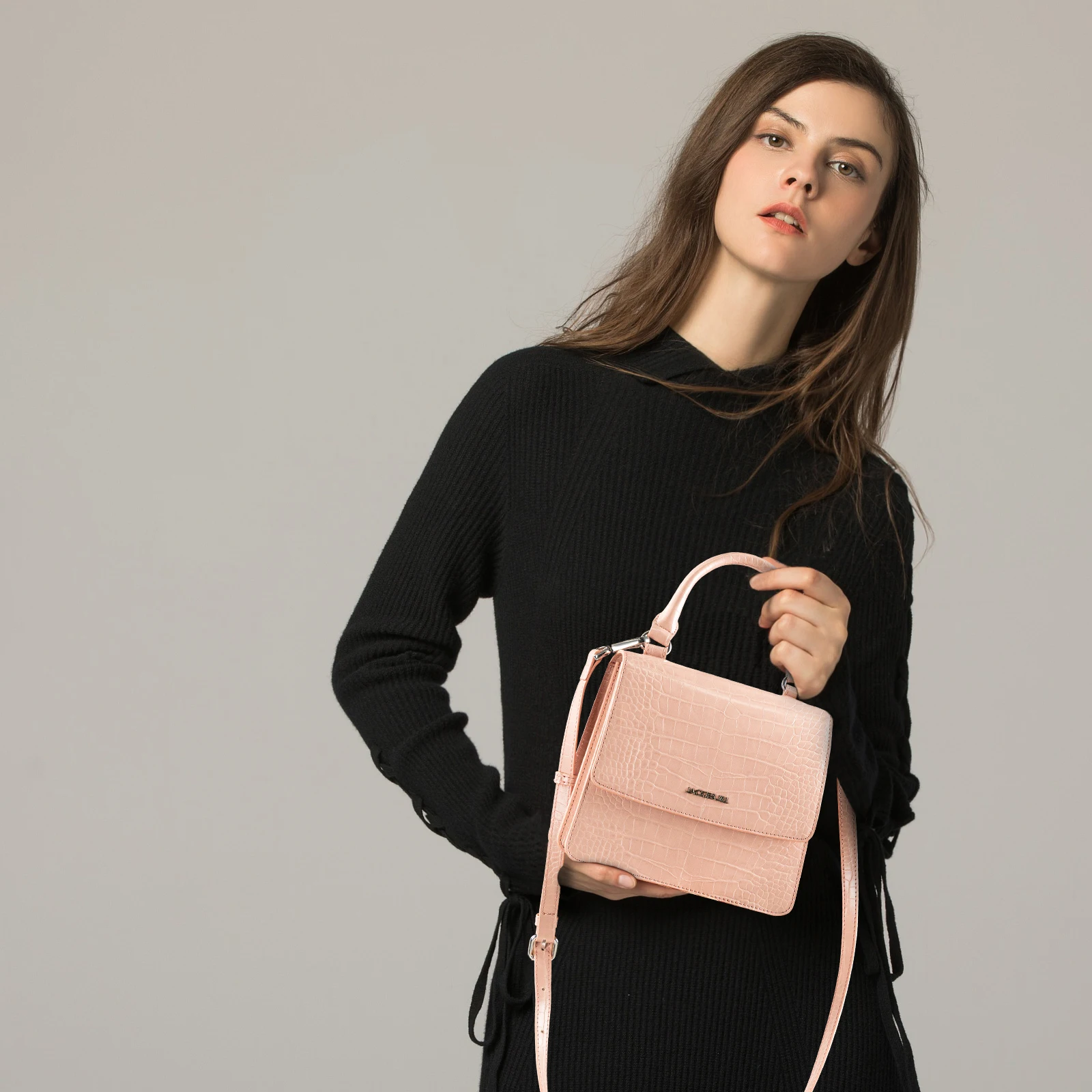 

Jackie&Jill Women Handbags Fashion Tote Bag Designer Luxury Leather Shoulder Crossbody Bags Protect Pink Shopper Bag Women
