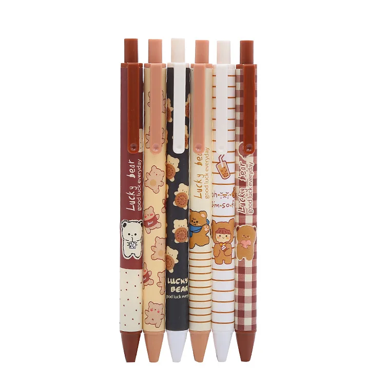 5 шт. ручка с изображением коричневого медведя 0 мм |