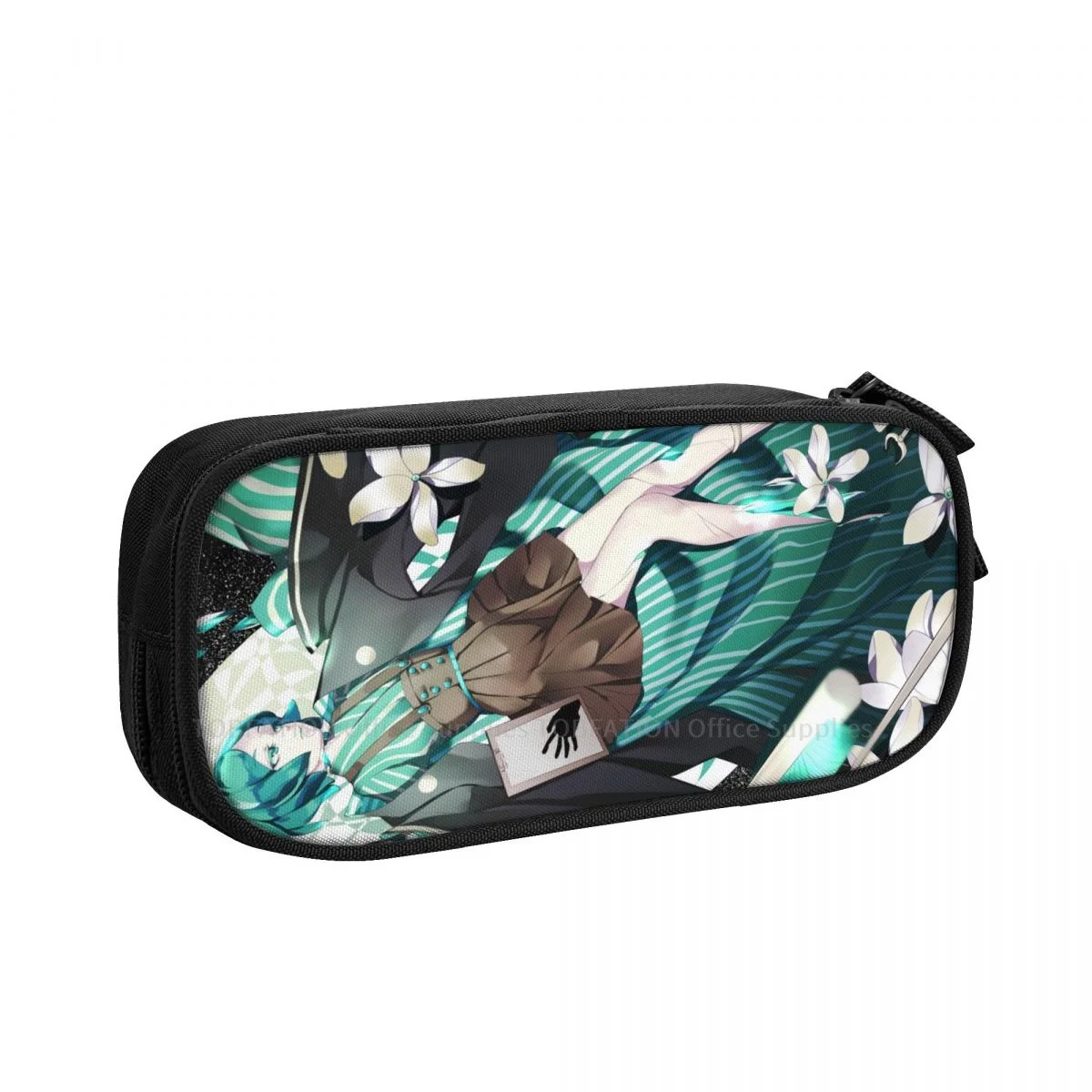 

Phosphophyllite Flower Pencase Land Of Lustrous Anime Pencil Bag Girls Boys School Storage Supplies Large Capacity Double Zipper