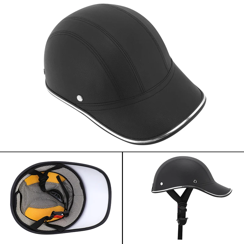 

Motorcycle Half Helmet Baseball Cap Style Women Helmet Adult Electric Bicycle Helmets Bike Men Classic Scooter Mountain Light
