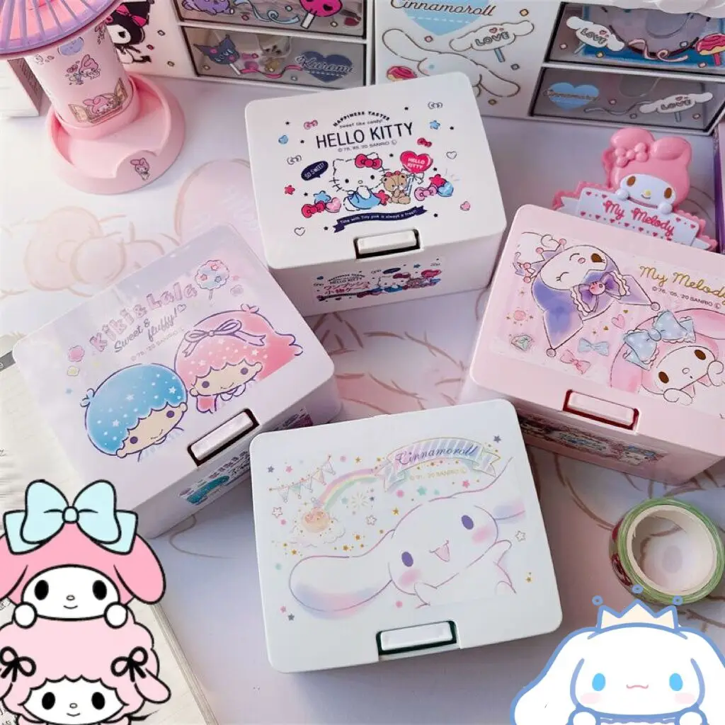 Kuromi Kitty Portable Ring Necklace Case Gifts