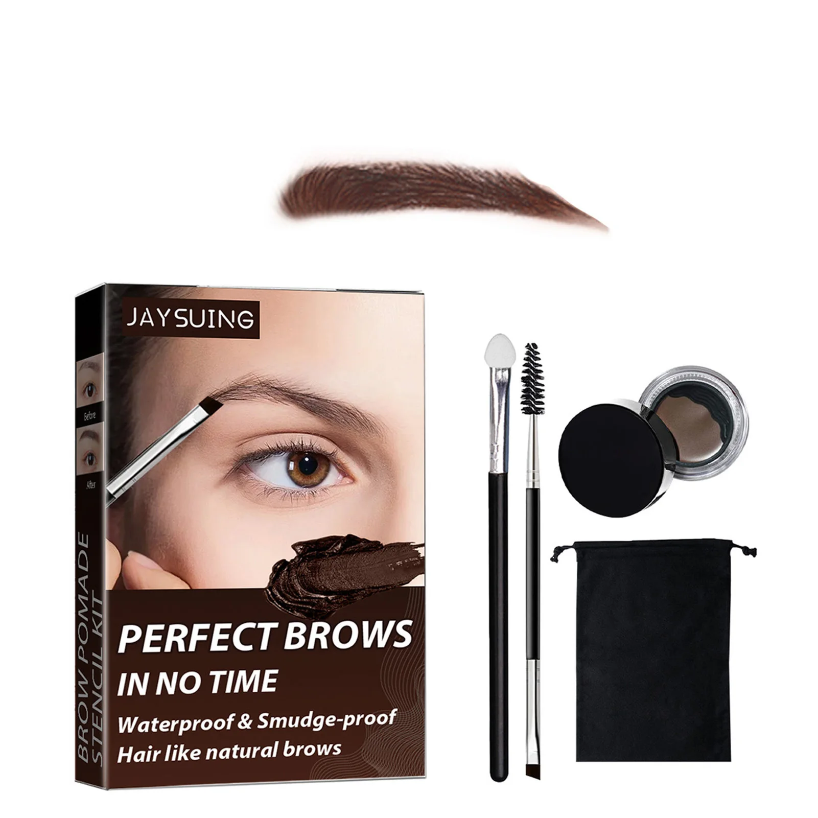 

Eyebrow Cream Set Eye Brow Stamping Kit For Perfect Bushy Eyebrows Super Easy To Use Waterproof Perfect Eyebrow Kit