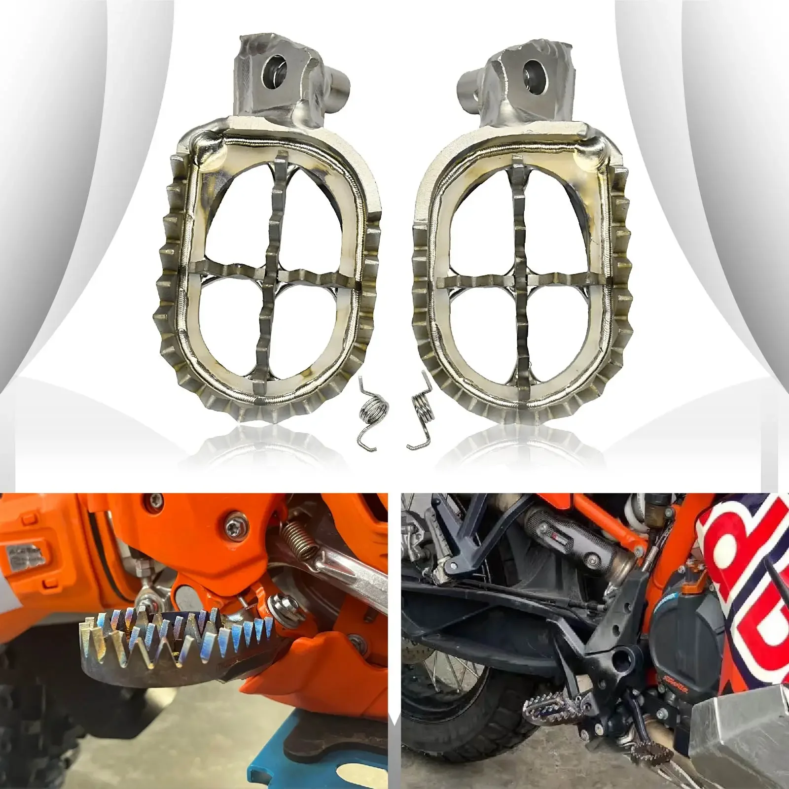 Подножки Для Мотоцикла TC4 Из Титанового Сплава Yamaha YZ125 YZ250 YZ250F YZ450F WR250F WR450F - Прочные