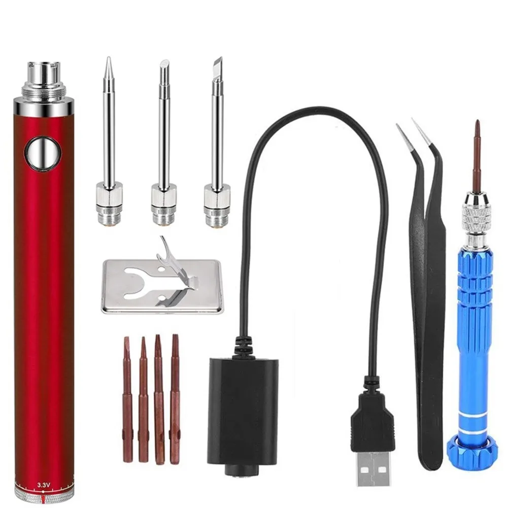 

Handskit USB Soldering Iron Wireless USB Welder 5V 15W Portable Charging Cordless Soldering Iron Battery Mini Welding Tools