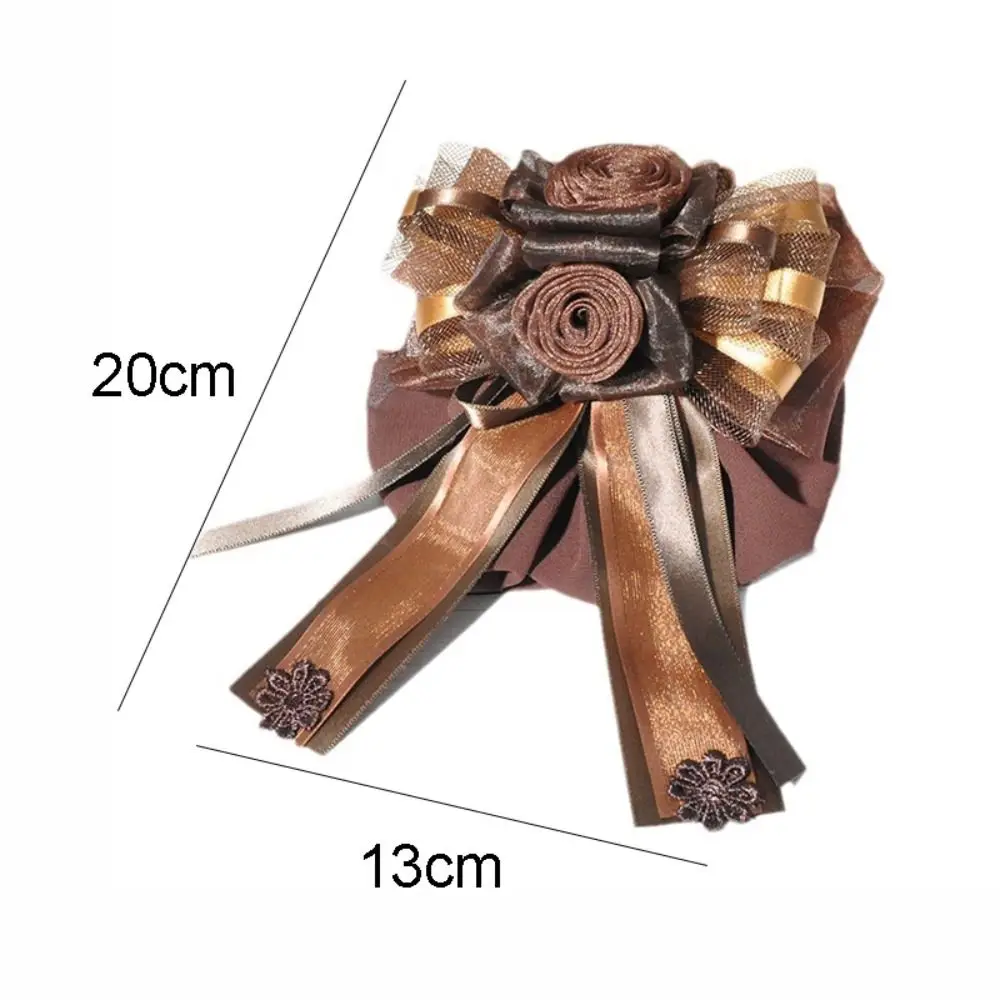 Классическая Резинка Для Волос С Цветочным Принтом И Бантом
