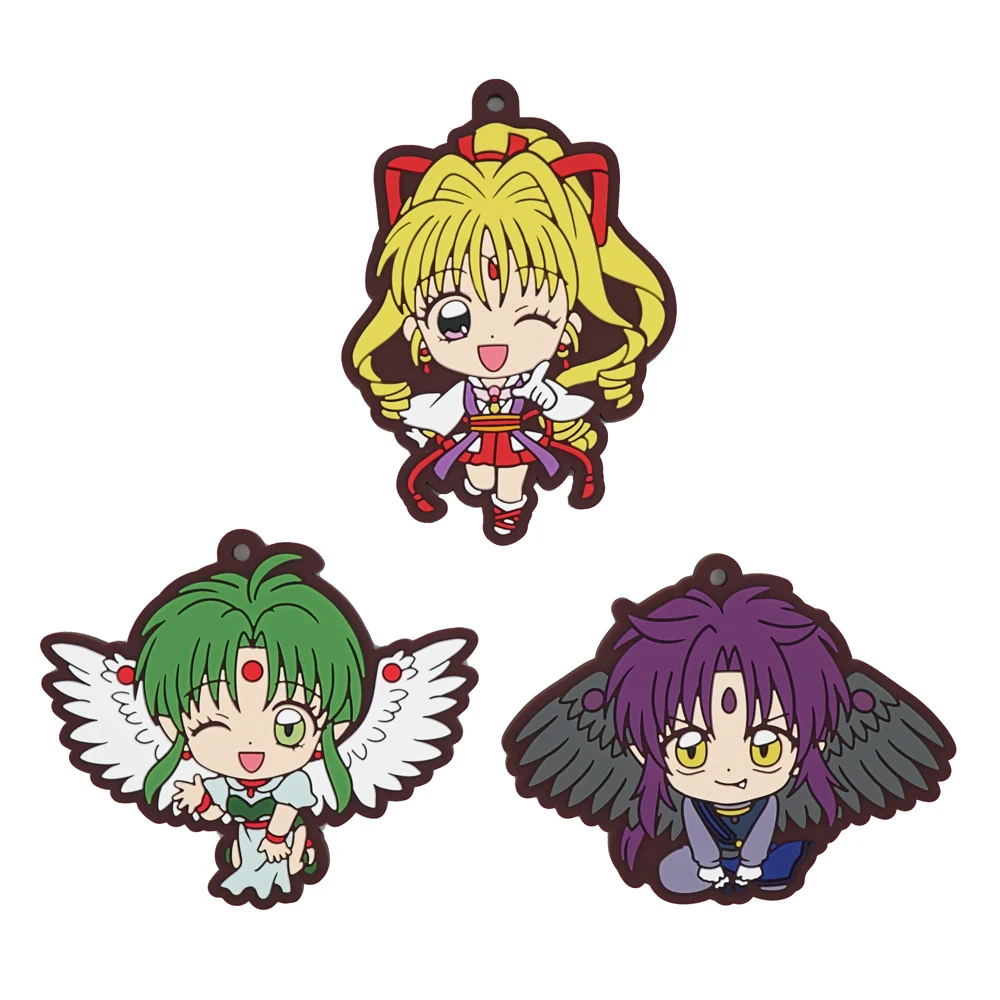 Kamikaze Kaitou Jeanne Anime Phantom Thief Divine Wind Резиновый брелок