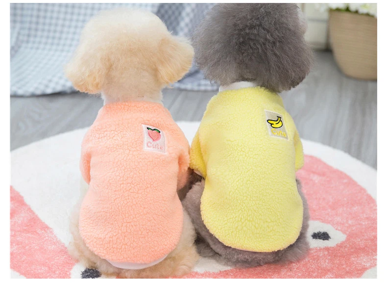 

Pet Warm Sweater Autumn Winter Medium Small Dog Clothes Dachshund Cute Sweatshirt Warm Wool Kitten Puppy Sweet Pullover Poodle