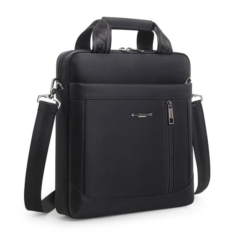 Men's Vertical Briefcase Men Waterproof Computer Messenger Bag Male Oxford Cloth Shoulder Bag Travel For IPAD Handbag Sac Homme