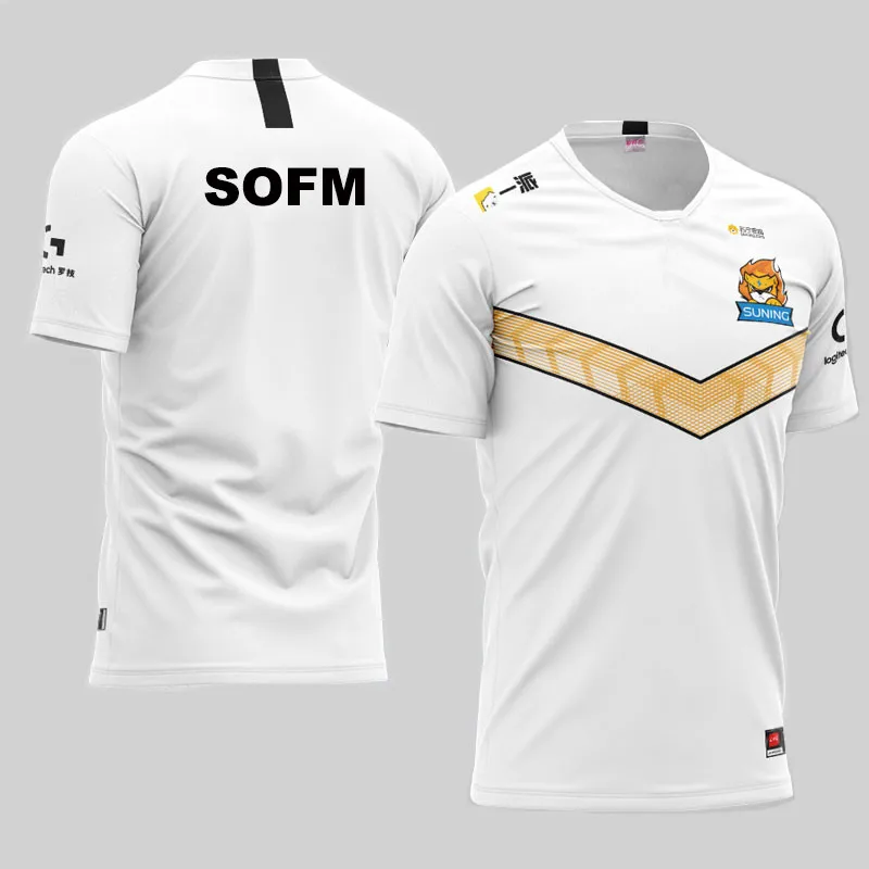 

New Esports Team Jersey Sports Competition T-Shirt Children's Short-Sleeved Printing LOL LPL SN Men's And Women's T-Shirt Men