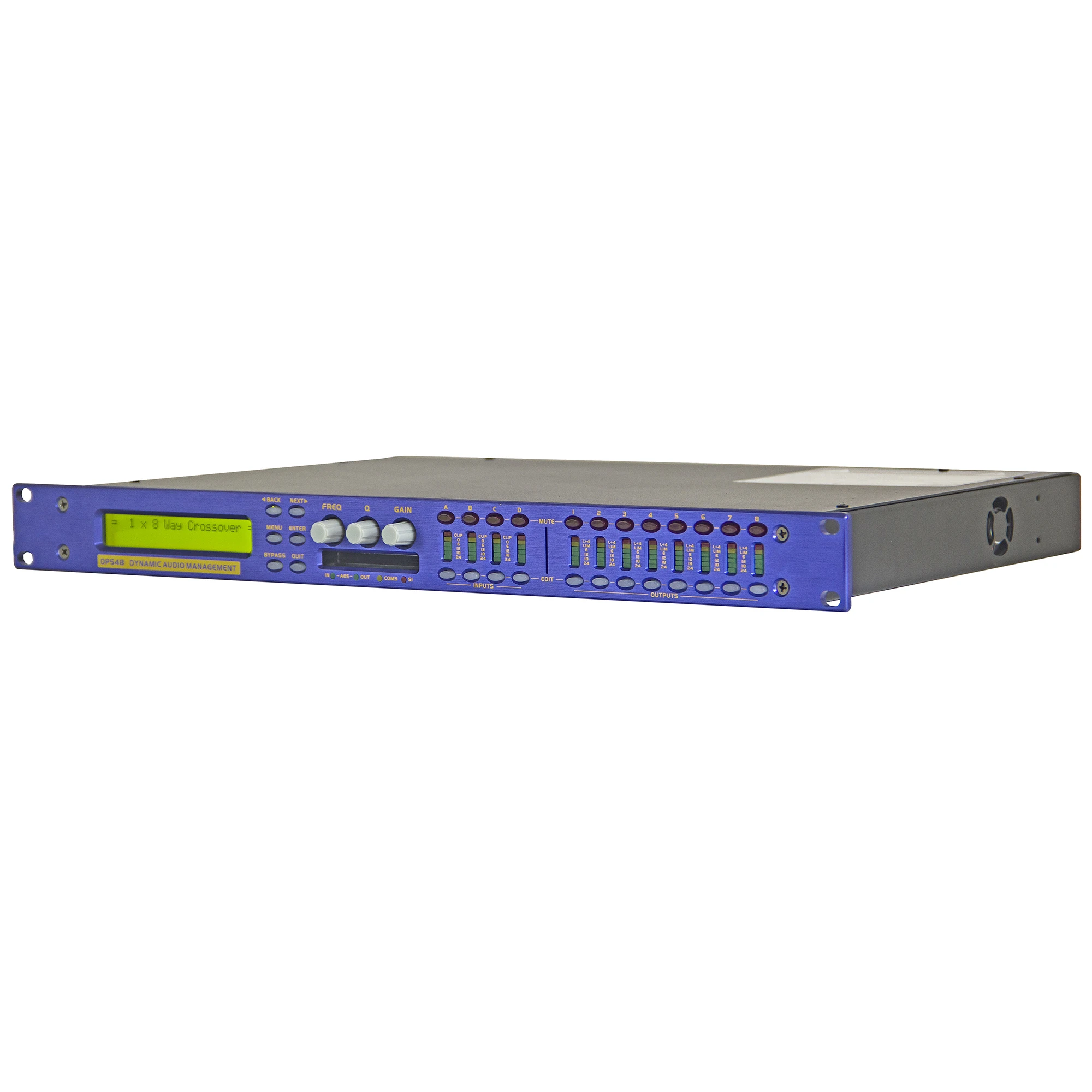 Free Shipping DP548 Professional Digital Audio Processor DSP 4In8Out Original Software Frequency Dvision Management System |