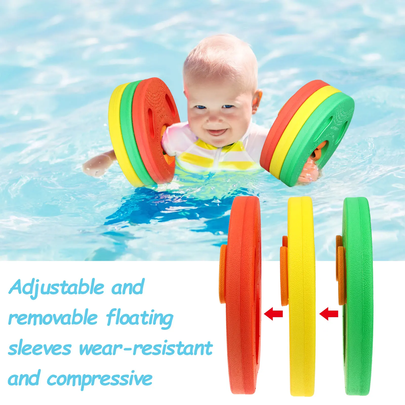 Детский поплавок 6 шт./компл. EVA вспененная искусственная рукоятка надувной