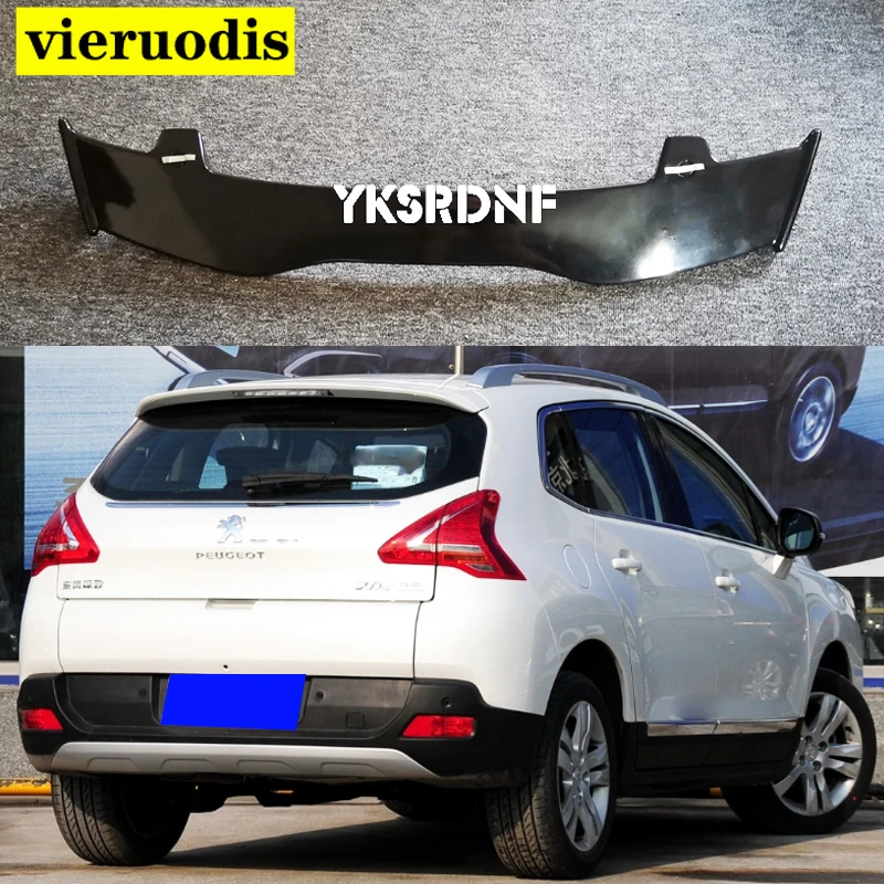 

308 заднего крыла для Пежо 2008, 2013, АБС-пластик, имитация углеродного волокна