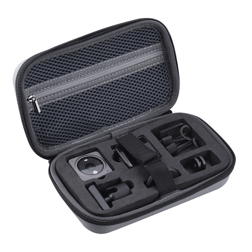 

1PCS Mini Carrying Case For DJI Action 2 Dual-Screen Combo/Power Combo Portable Bag Storage Hard Shell Box Accessories