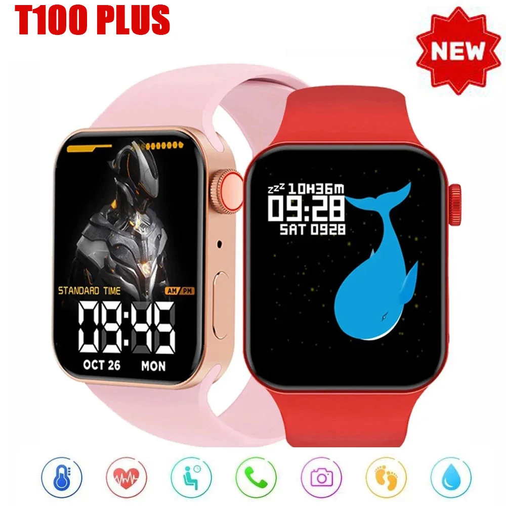 

IWO T100 Plus Smartwatch Series 7 Smart Watch Bluetooth Call Message Reminder Men Women Smartwatch For Android IOS Iphone