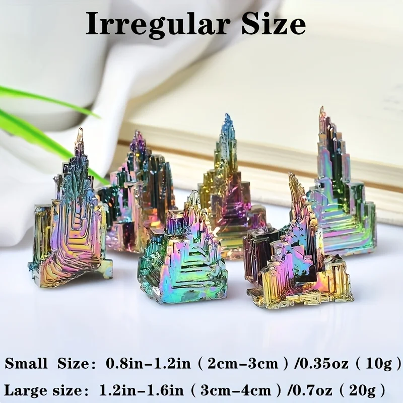 1 шт. блестящая Радуга башня висмута пирамида-йога аксессуары для подарка