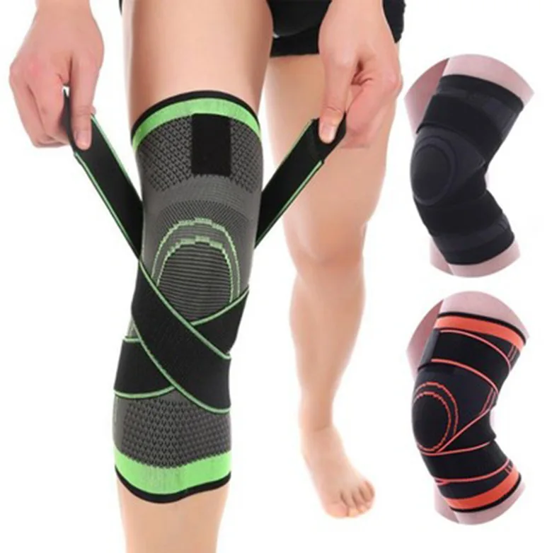 

Strap Pressure Sports Kneepad Knitting Running Mountaineering Cycling Badminton Kneepad