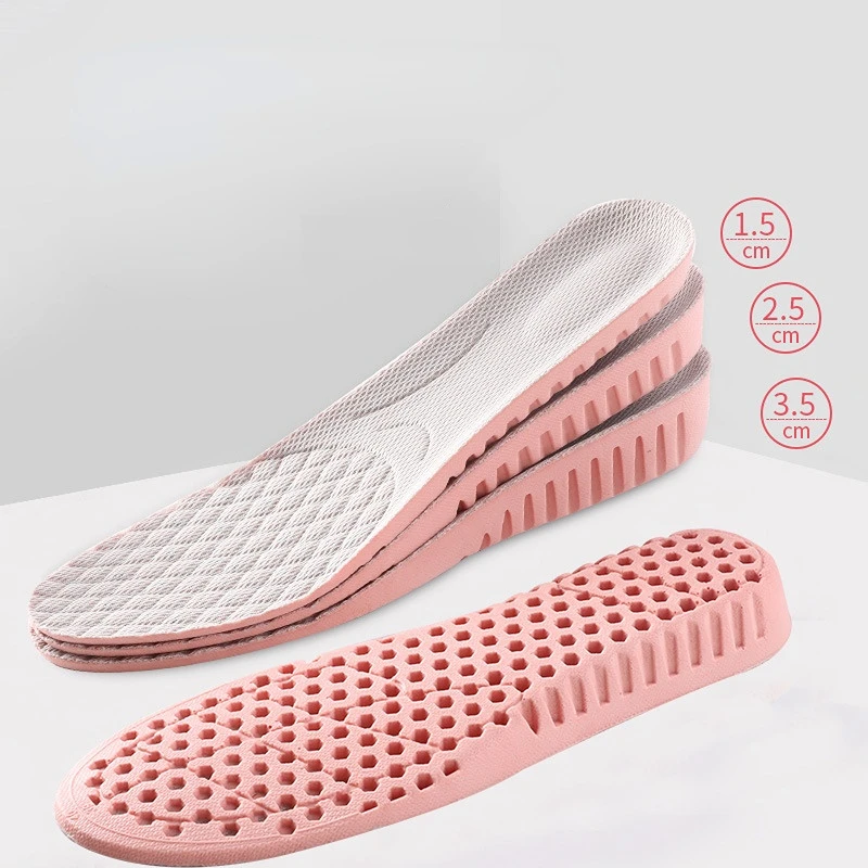 

Women Height Increase Insole Templates for Feet Memory Foam Wedge Inner Inserts Shoes Female Heighten Pad Growing Sole Insoles