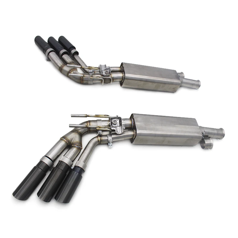 Фото Выхлопная система OEM Valve Muffler из нержавеющей стали для Mercedes-Benz G63 W464 4.0T 2019-2023, модифицированная, с улучшенным звуком (Catback) №1