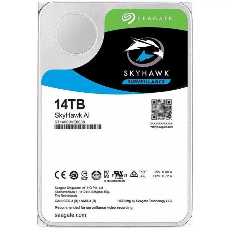 Новый механический жесткий диск 14t для Seagate/Seagate ST14000VE0008 14tb Cool Eagle Helium Monitor