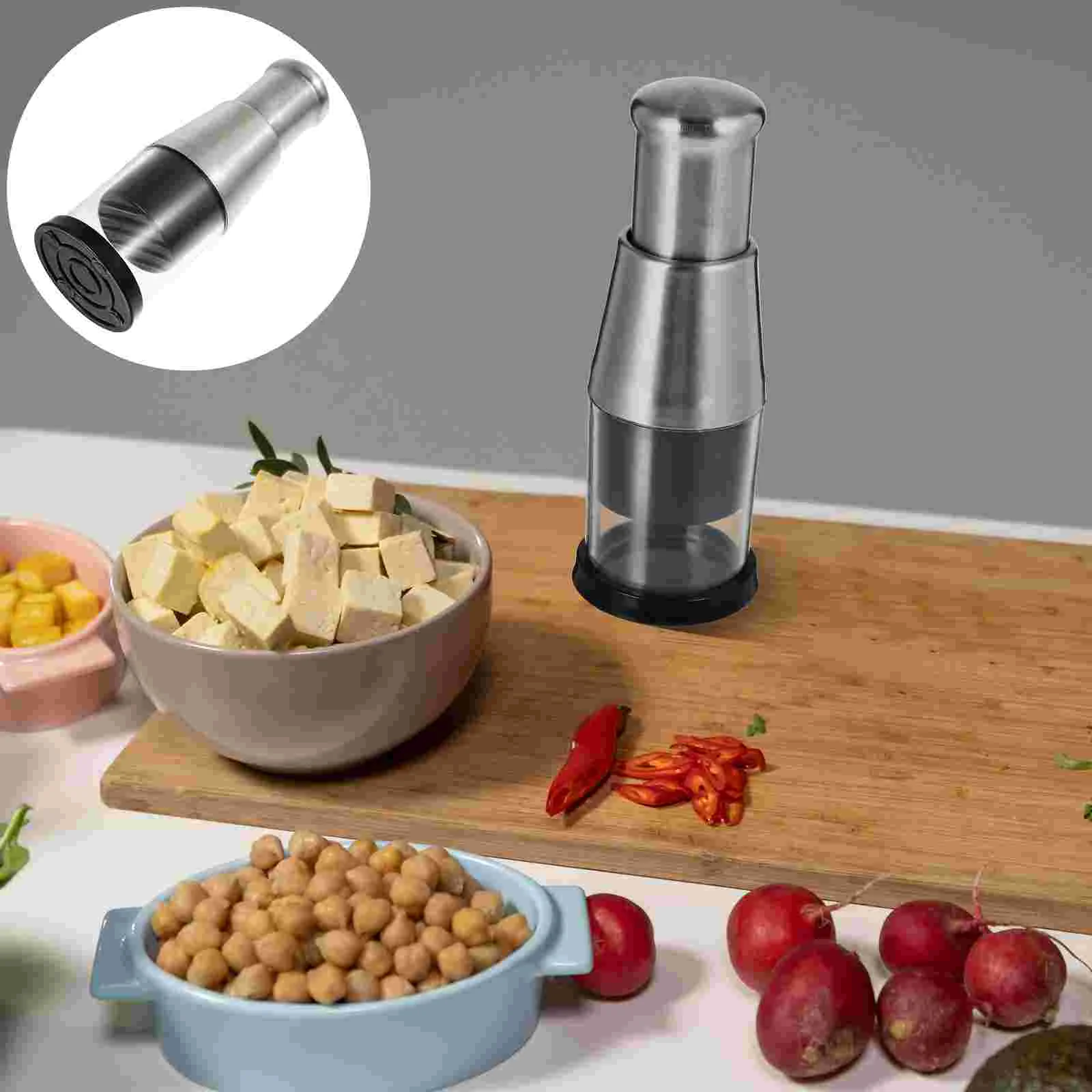 Ручной измельчитель овощей легко чистящийся слайсер мясорубка для чеснока