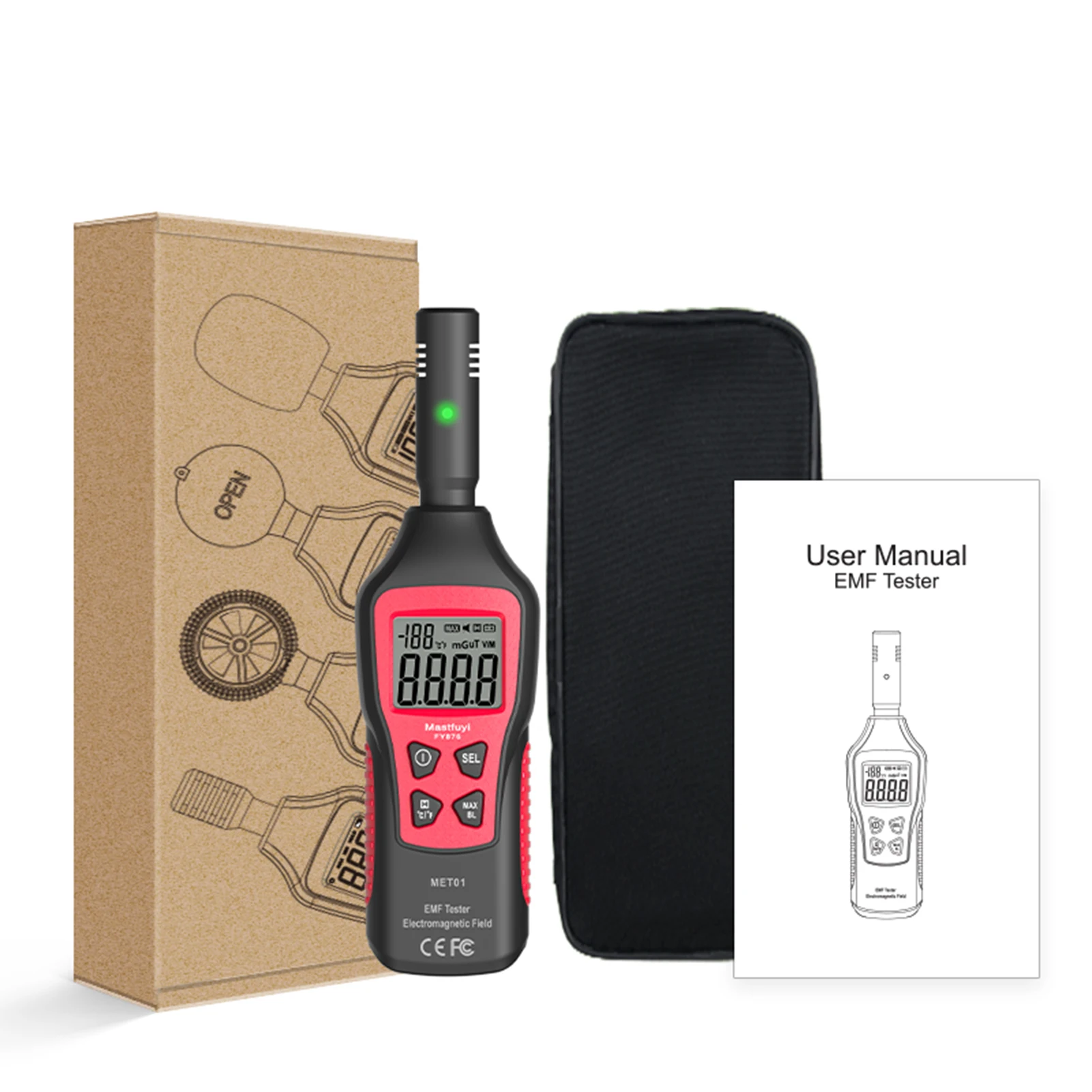 Electromagnetic Radiation Detector Geiger Counter Dosimeter Nuclear EMF Meter High Precision Dozimeter | Инструменты
