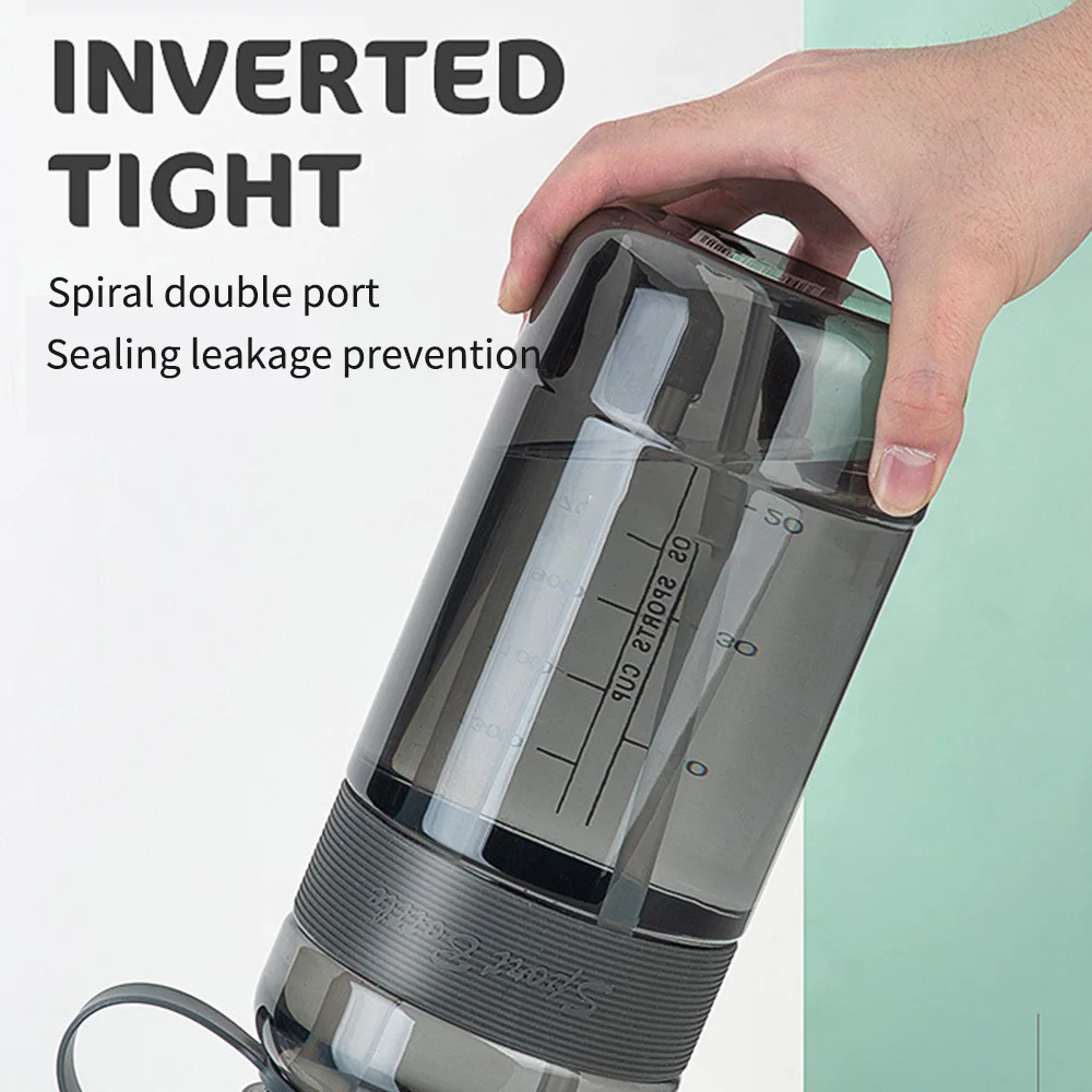 Спортивная бутылка для воды объемом 3 литра портативная чашка с соломинкой