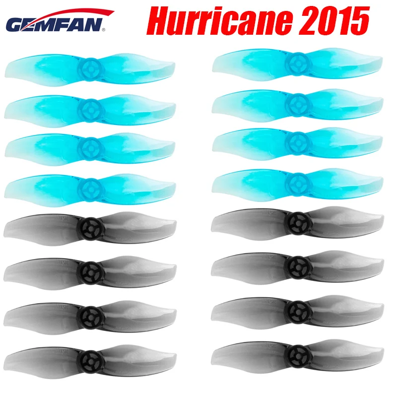 

12Pairs GEMFAN 2015 Hurricane 2X1.5 2-Blade PC Propeller 1.0mm/1.5mm for RC FPV Freestyle 2inch Toothpick Drone DIY Parts