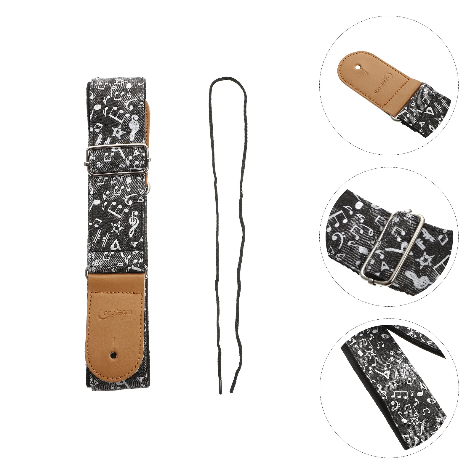 

1Pc Creative Electric Guitar Strap Portable Guitar Belt Practical Guitar Belt