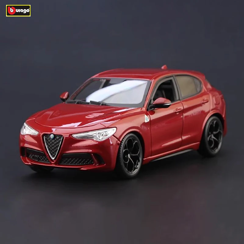 

Bburago 1:24 Alfa Romeo Stelvio alloy racing car Alloy Luxury Vehicle Diecast Cars Model Toy Collection Gift