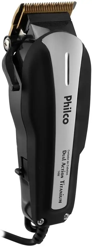 

Cortador De Cabelos, Dual Action Titanium, 14W, Preto, 220V,