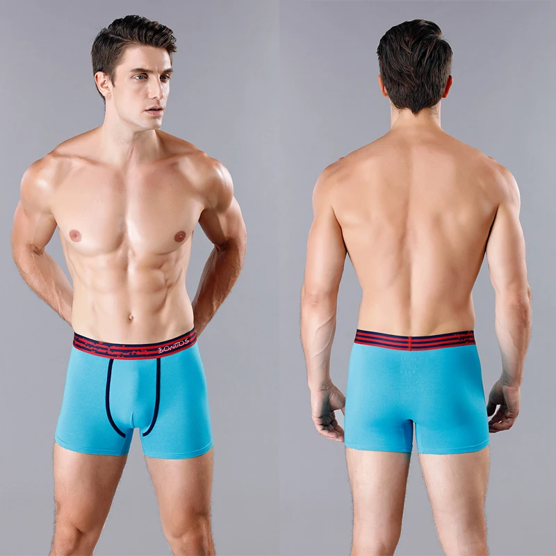 4pcs New Men's Panties Boxers For Mens Underpants Slip Man Underwear Cotton Male Boxershorts Set Homme Boxer Shorts Pack Brand