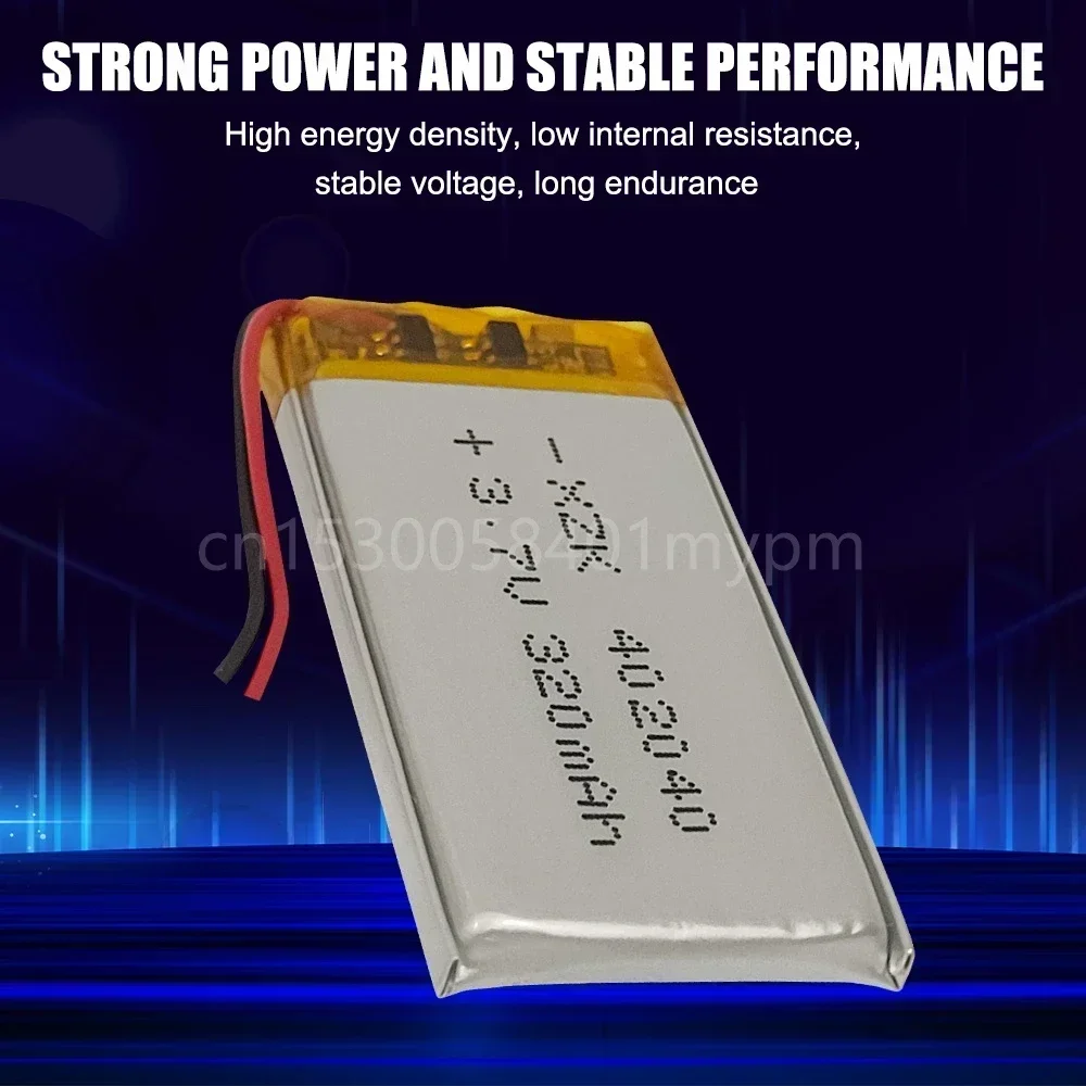 402040 042040 Литий-полимерная аккумуляторная батарея 3 7 В 300 мАч для GPS MP4 MP3